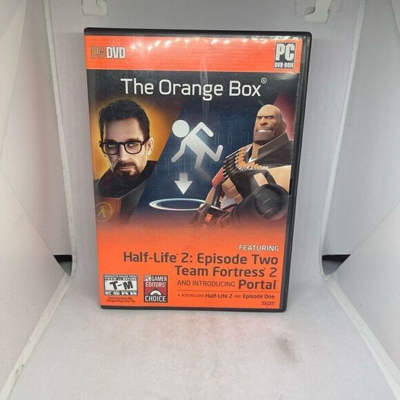 Orange Box Half-Life 2 Video Game (PC, 2007) COMPLETE CIB DVD-ROM - Picture 1 of 5